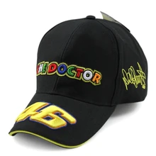 

New Design MOTO GP Rossi 46 Cotton Baseball Cap For Men Women Motorcycle racing Sports Embroidery 7 colors Free Shipping