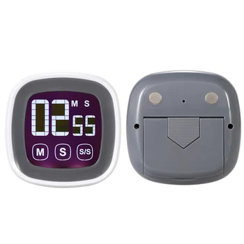 

Home Portable Touch Screen Digital Kitchen Cooking Timer LED Backlight Touch Count up Timer