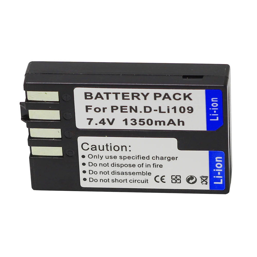 Doscing 7 2 V 1350mAh akku DLI109 D LI109 Аккумулятор для Камеры PENTAX K R KR K2 K30 K50 30 K500 50 L10|Цифровые