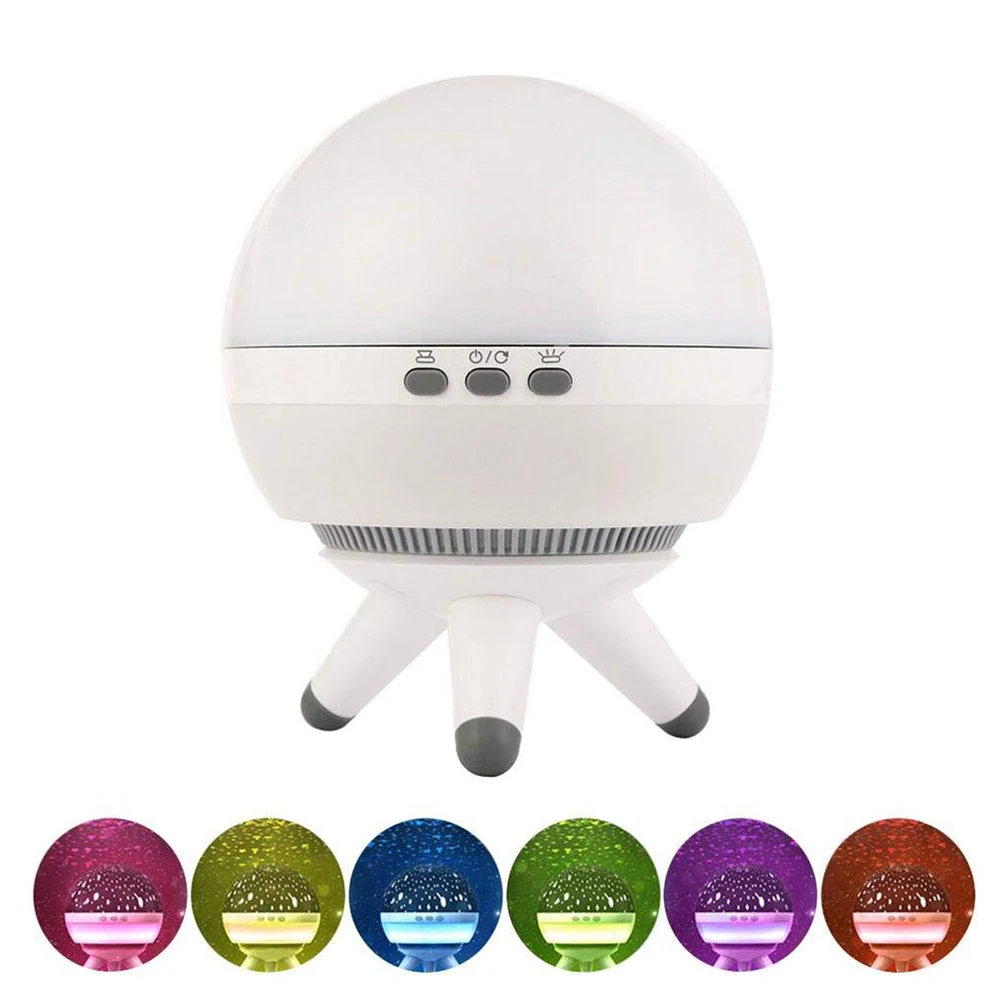 

Rotating Night Light Star Projector Baby Kids Sleep Romantic Led Starry 6 Modes Starlight Ceiling lights Battery USB Lamp Light