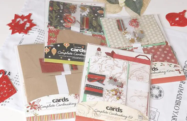 

15pcs/lot Greeting Colorful Greeting Cards Making Set For Kids Complete Flower DIY Card Kit