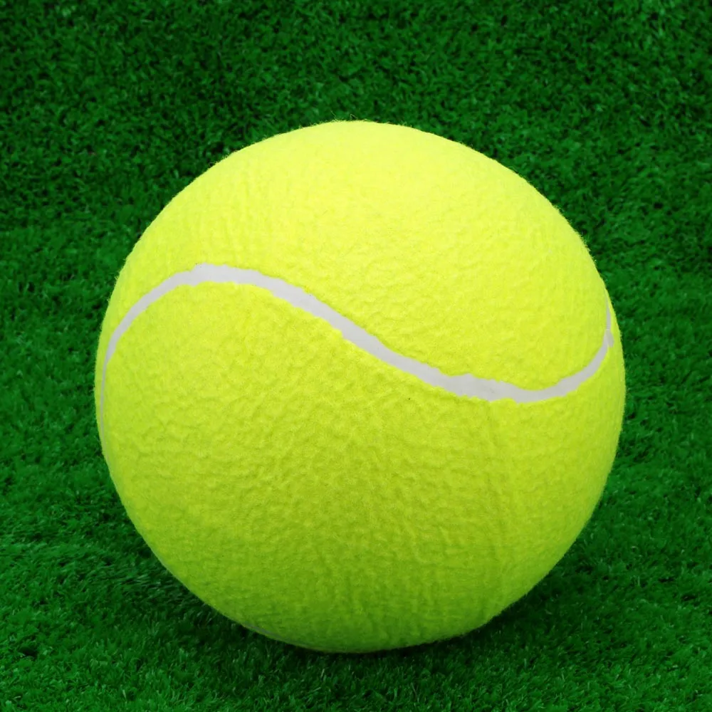 9.5in мяч для большого тенниса для домашних животных жевательная игрушка большой надувной Теннисный мяч Джамбо принадлежности для мячей открытый крикет