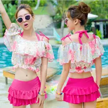 Бикини сексуальный плюс размер кружева бикини Холтер женский купальник пуш-ап бикини купальник пляжная одежда купальный костюм комплект из 3 предметов