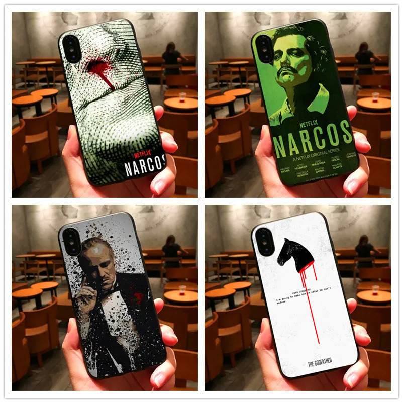 Мягкий силиконовый чехол для телефона из ТПУ с изображением крестного отца iphone 6 7