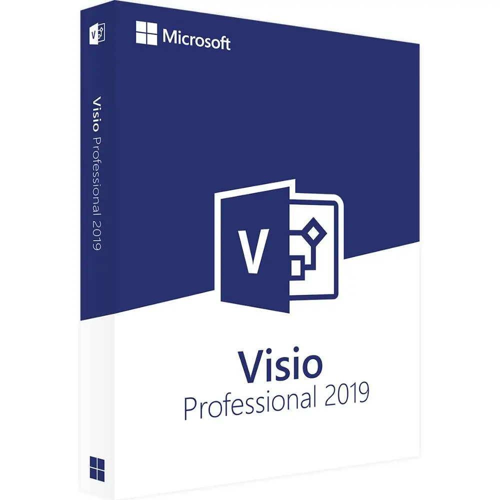 Microsoft Office Visio Professional для Windows цифровая Лицензия 1 пользователь