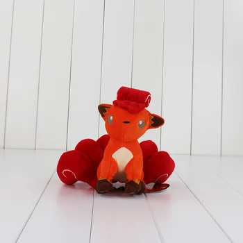 

1Pcs 16cm Anime Vulpix Plush Toy Animal Fox Stuffed Soft Dolls Great Gifts