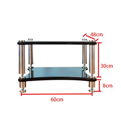 HIFI аудио динамик сабвуфер усилитель декодер усилителя Сплит Версия рама стойка оборудование амортизатор штатив полка ножка - Цвет: 2 Layer Height 4
