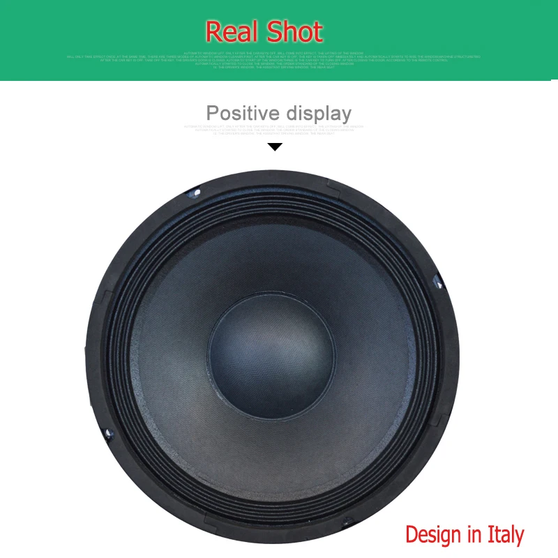I KEY BUY HiFi Powerful 8 Ohm 10 Inch Subwoofer Cloth Edge Fold Ring Acoustic Louder Speakers PA Audio