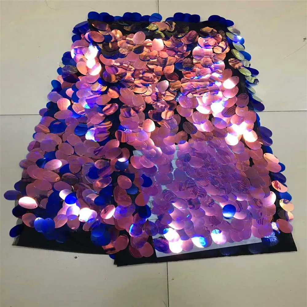 

High Quality Latest Lace Fabric 2018 Allover Sequin Mesh French Tulle Lace Fabric X32-1