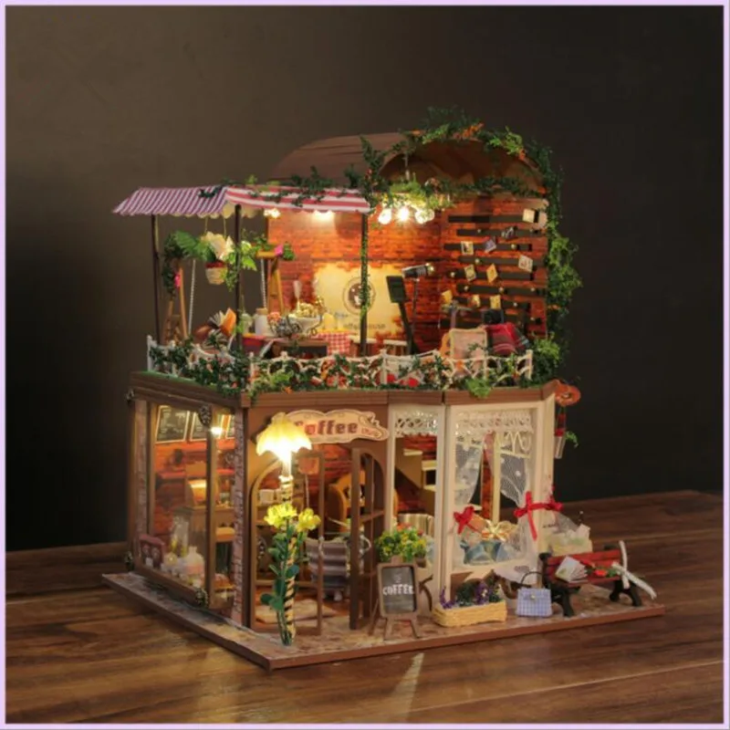 DIY большие кукольные домики для продажи игрушки для детей Sylvanian Families House миниатюрный кукольный домик семейный День Святого Валентина подаро... DIY большие кукольные домики для продажи игрушки для детей Sylvanian Families House миниатюрный кукольный домик семейный День Святого Валентина подаро...