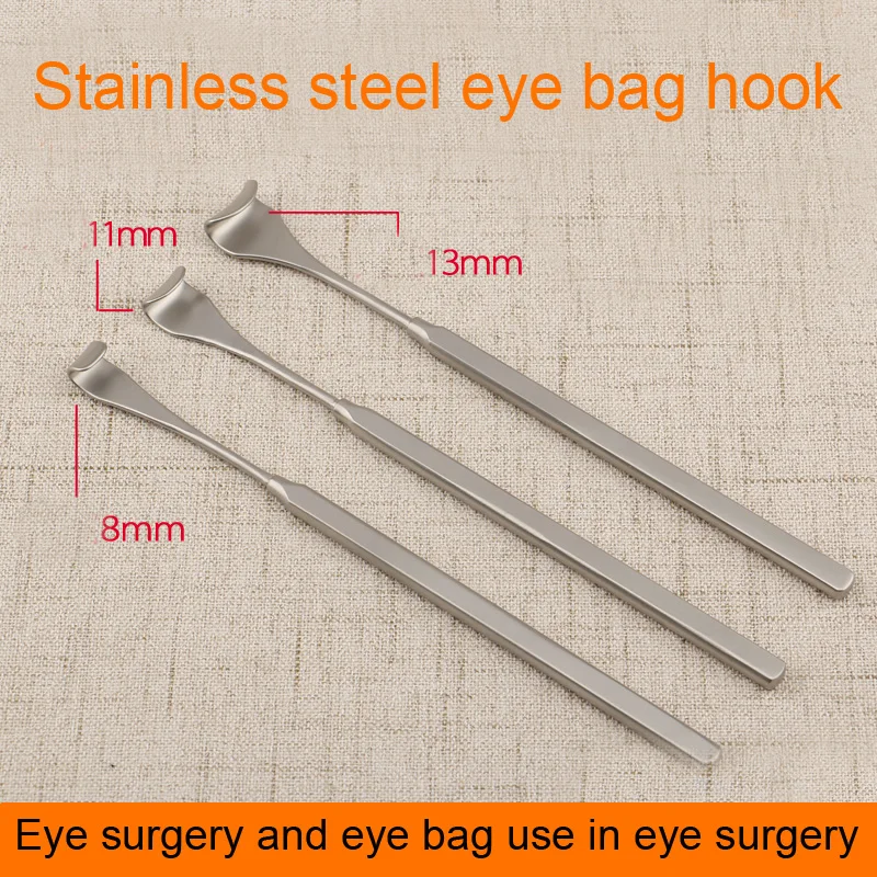 

Eyelid Tools Ophthalmic Instruments Eyelid Pull Hook Eye Bag Hook Large Medium & Small
