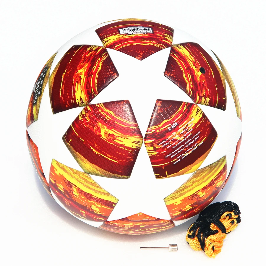 

2019 Champions League Soccer Ball Madrid 19 Final Balls Size 5 Match football ball PU high grade seamless paste skin