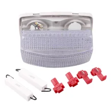 E-mark motocykl zintegrowany LED tylne światło hamowania lampa kierunkowskazów Taillight dla Yamaha /FZR1000 FZR 1000 1991-1995