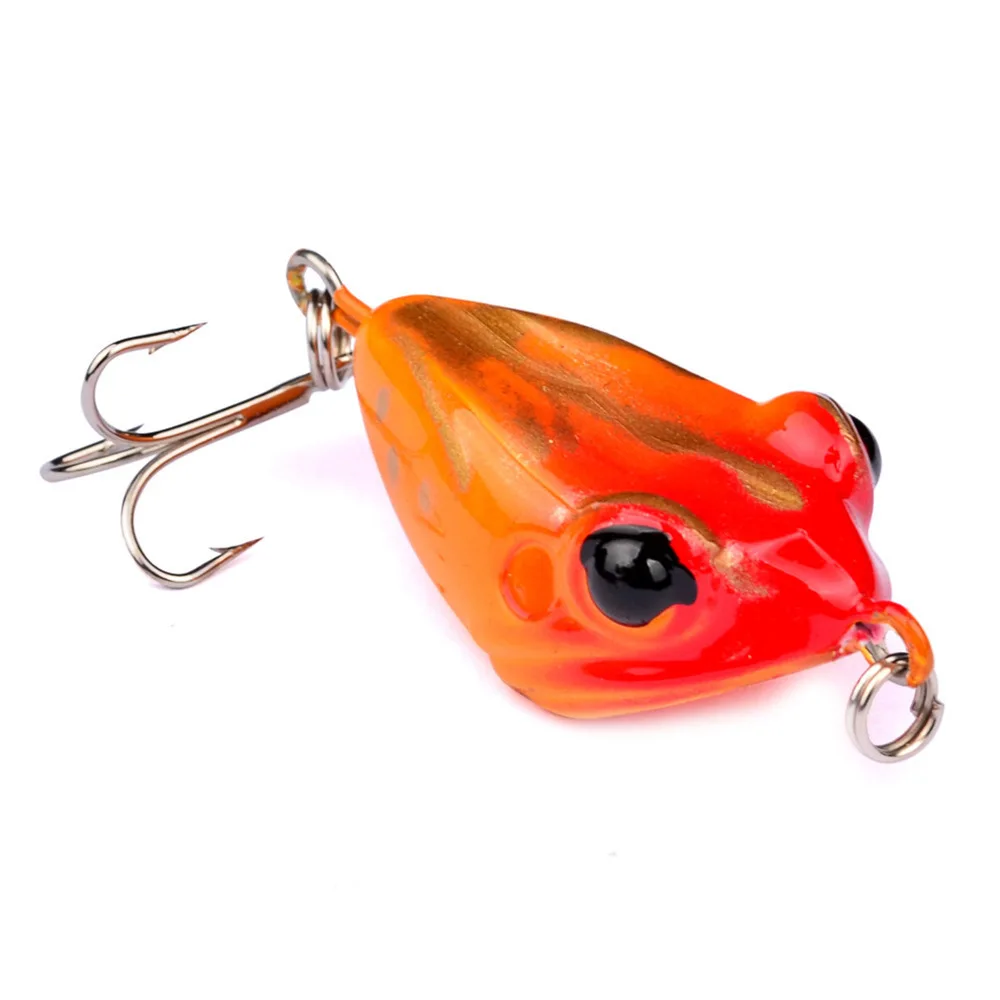 

1PC Artificial Fishing Lure Frog Bait Pesca Crank Bait 40mm/6g Frog Design Attractive Fishing Bait lure With Hook Crankbaits