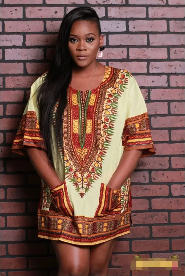 2019 новое летнее модное Стильное женское платье в африканском стиле