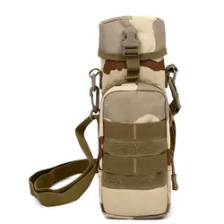 Открытый тактический Спорт Аксессуары пакет 800 мл плеча бутылка для воды пакет камуфляжные спортивные водонепроницаемые нейлоновые сумки