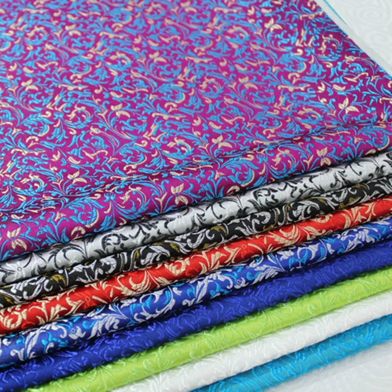CF60 1 ярд, платье с цветочным рисунком в традиционном китайском стиле шелк из жаккардовой парчи Китайский Стиль тканевые костюмы Костюмы Сделай Сам ткань для диванных подушек