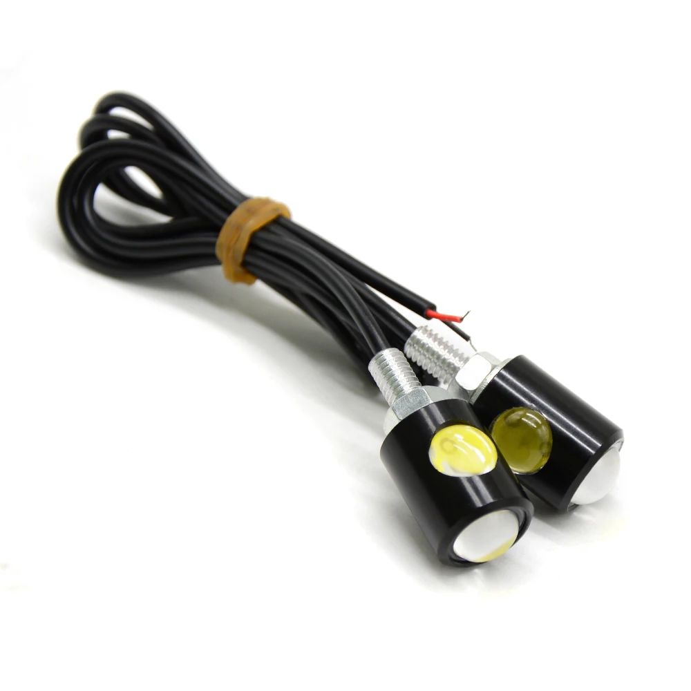 2018 Motorcycle Handlebar End LED Turn Signal Light White Moto Handle Bar Grip Plug Side Marker Lamp motorcycle signal lamp