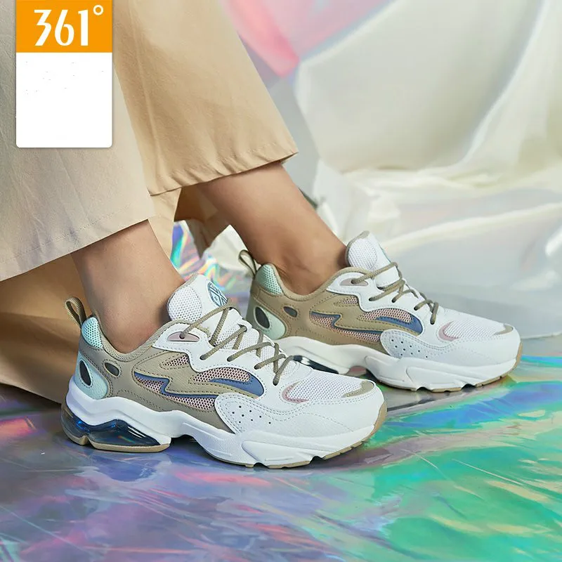 

361 Women 2019 Air Cushion Running Shoes Wearable Thick soled Breathable Sneakers Female Fitness Sport Shoes