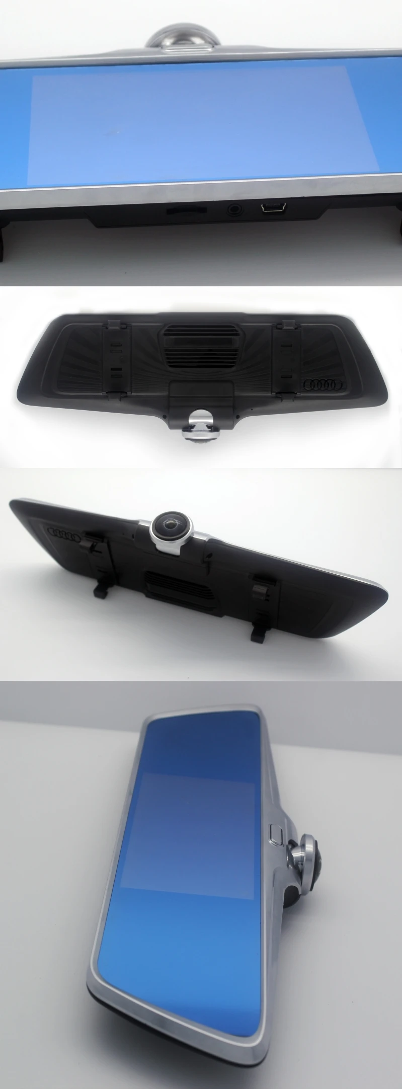 panoramic monitoring system car dvr rearview mirror camera dashcam recorder19