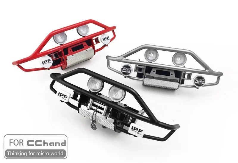 Металлический передний бампер для CChand SCX10 SCX 10 II 90046/90047 cherokee|Детали и аксессуары| |
