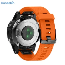 Ouhaobin сменный ремешок для смарт-часов из силикагеля, мягкий быстросъемный комплект для ремешка для Garmin Fenix 5S, gps-часы Oct23