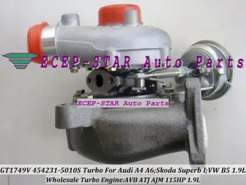 

GT1749V 454231 454231-5010S 454231-0006 454231-5009S 038145702L R Turbo For AUDI A4 A6 Superb For Volkswagen Vw AVB ATJ AJM 1.9L