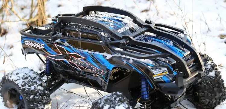 Защитная крышка для Traxxas 77086-4 X-Maxx Body Xmaxx led Armor shield - Цвет: Roll Cage black