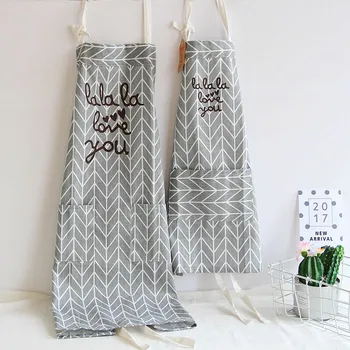 

Cotton Kitchen Apron Kids Women Cooking Apron Funny Creative Printed Sexy Aprons Kitchen With Pocket Hand Towel