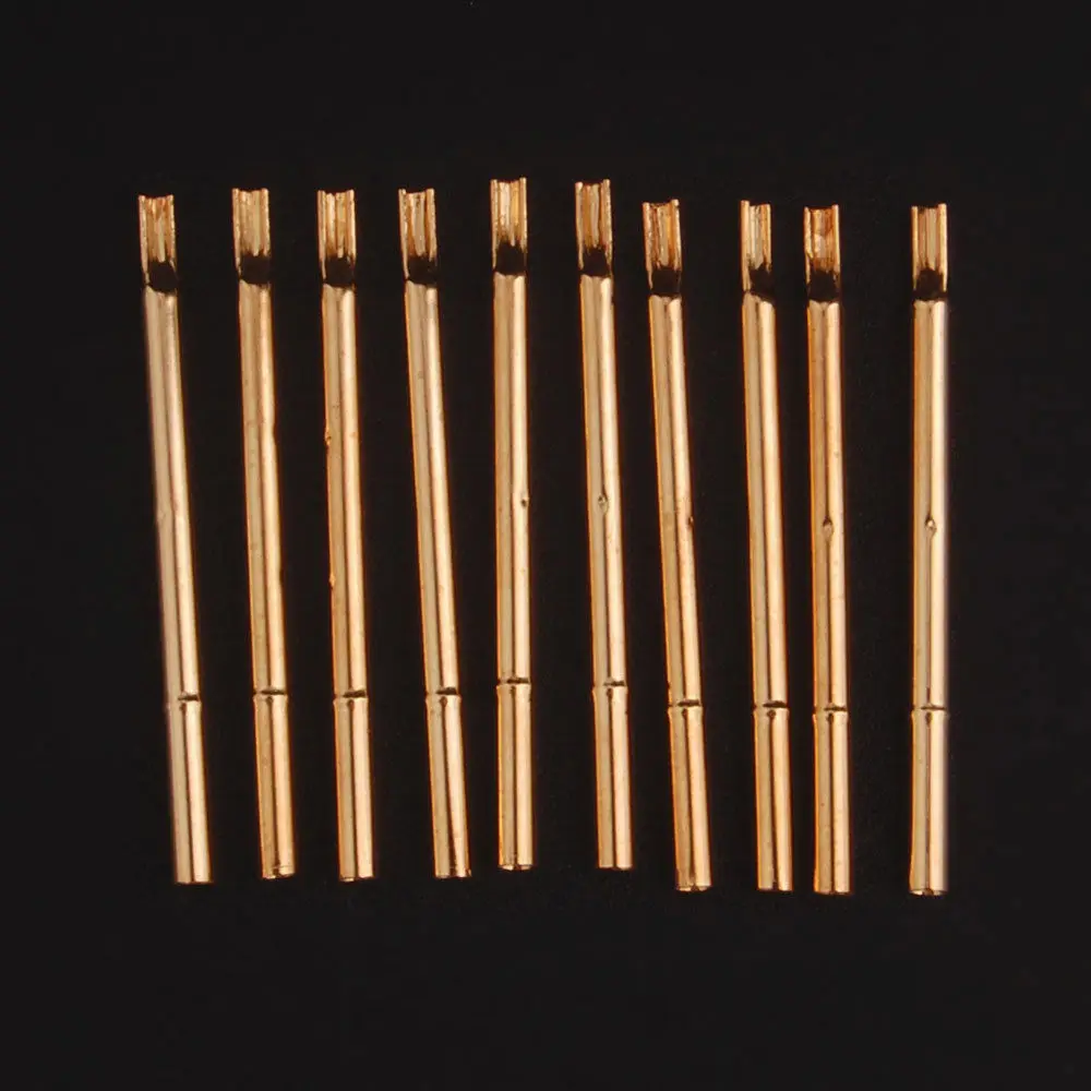 

R100-4S Spring Test Probes Pogo Pin Receptacle 17.5mm/3A Pins Tool P100-4S 10Pcs Auto Accessories