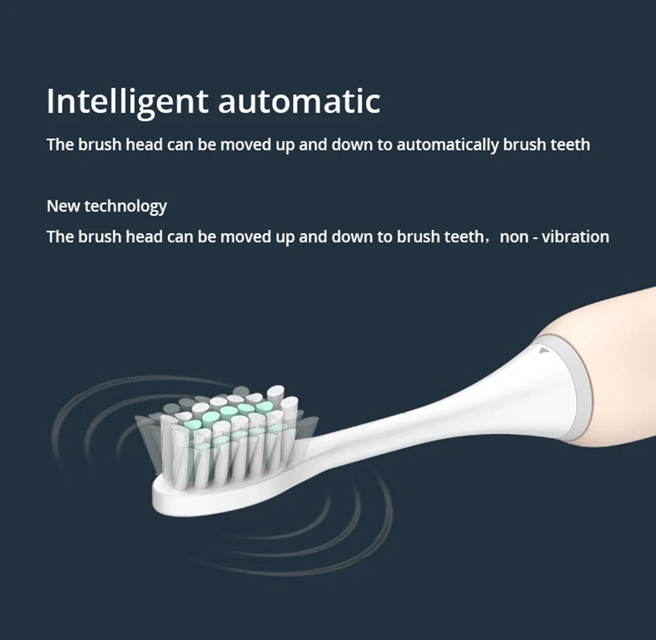 Зубная щетка Вертикальная ультразвуковая щетка ленивая зубная щетка для взрослых уход за полостью рта