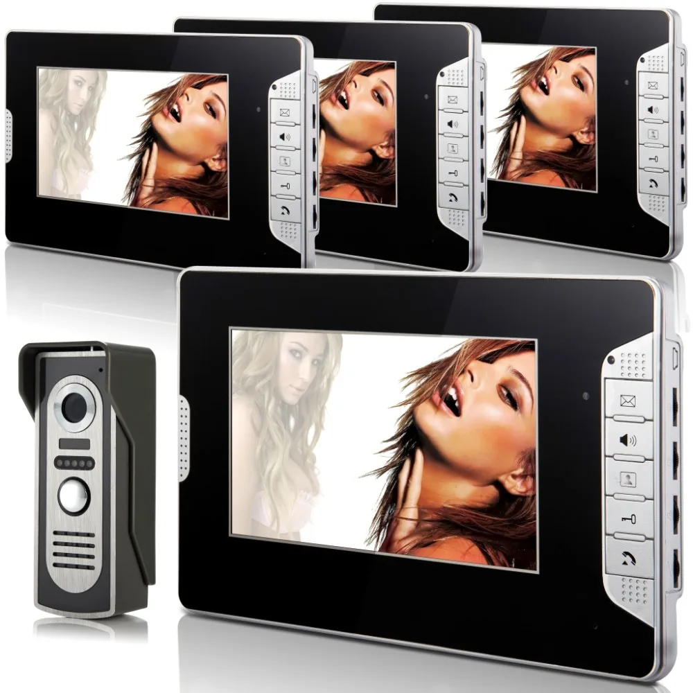 Video Doorbell 7 Inch Color font b TFT b font font b LCD b font Video