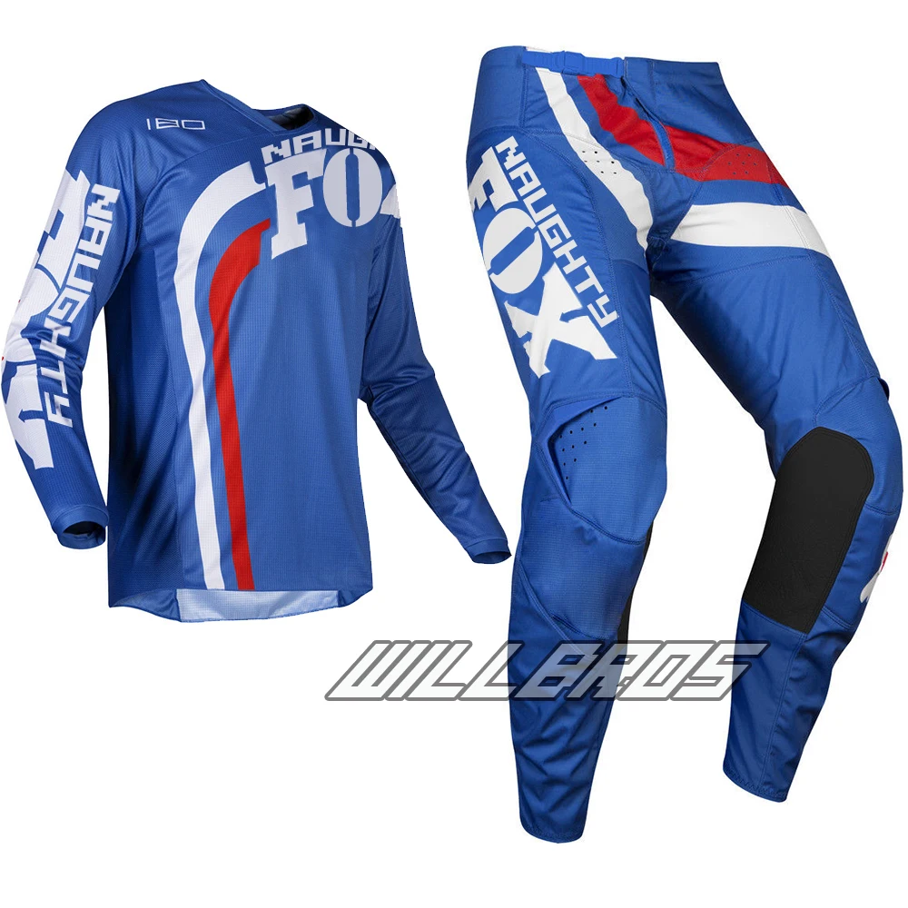 

Racing MX 180 Cota Blue Jersey & Pant Combo ATV Dirt Bike Off Road Motocross Adult Gear Set