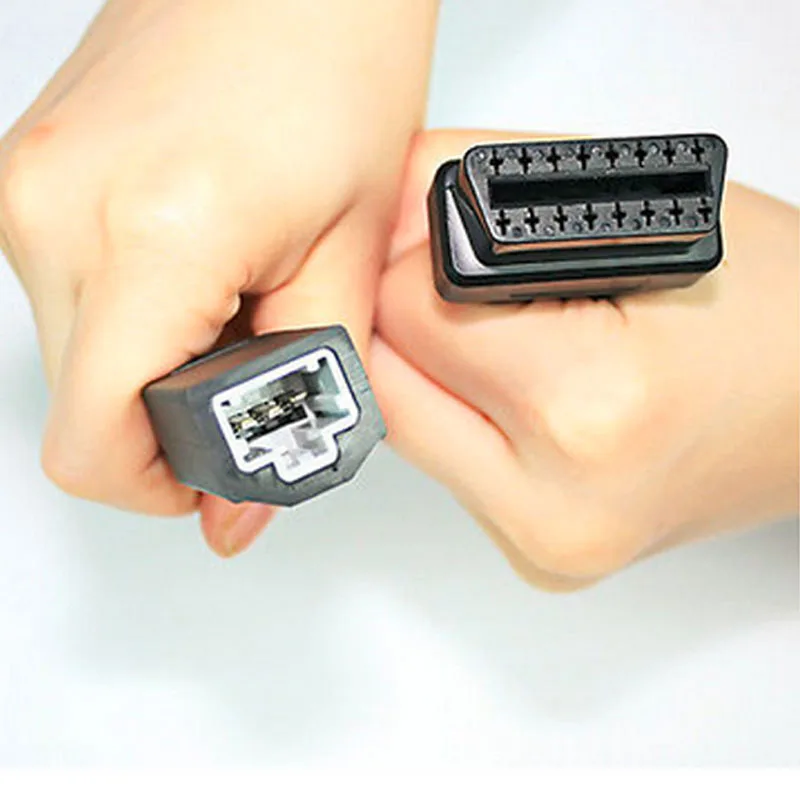 Мужской 3pin 5Pin конвертировать в Женская OBD2 16pin кабель для автомобиля Honda сканер OBD