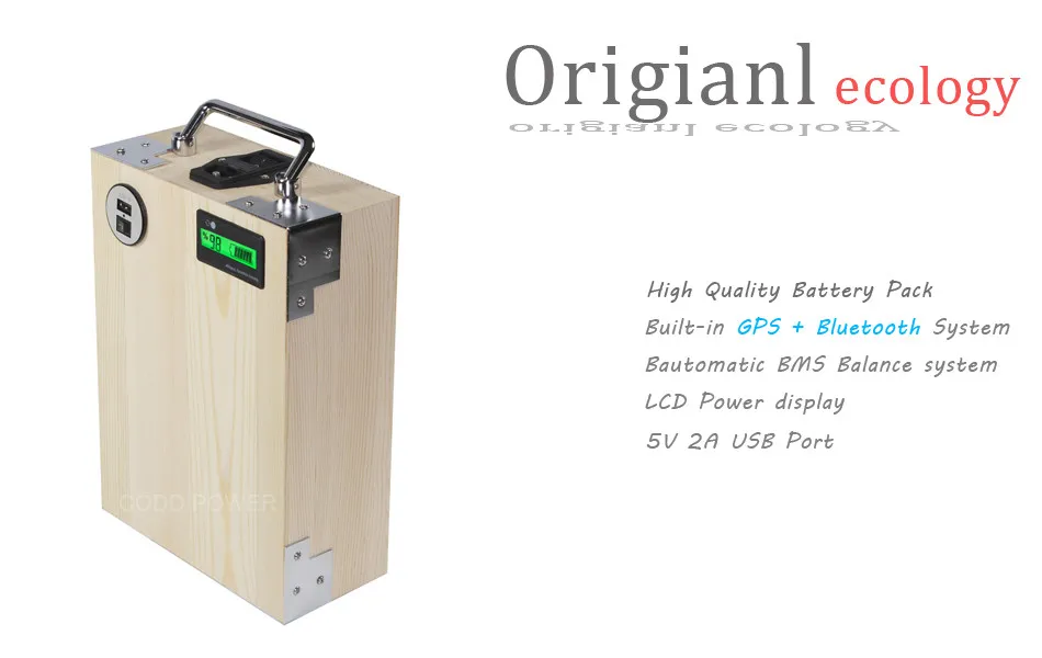 Sale APP 12V 80AH Electric bike LiFePO4 Battery Pack Phone control Electric bicycle Scooter ebike Power 1000W Wood 8