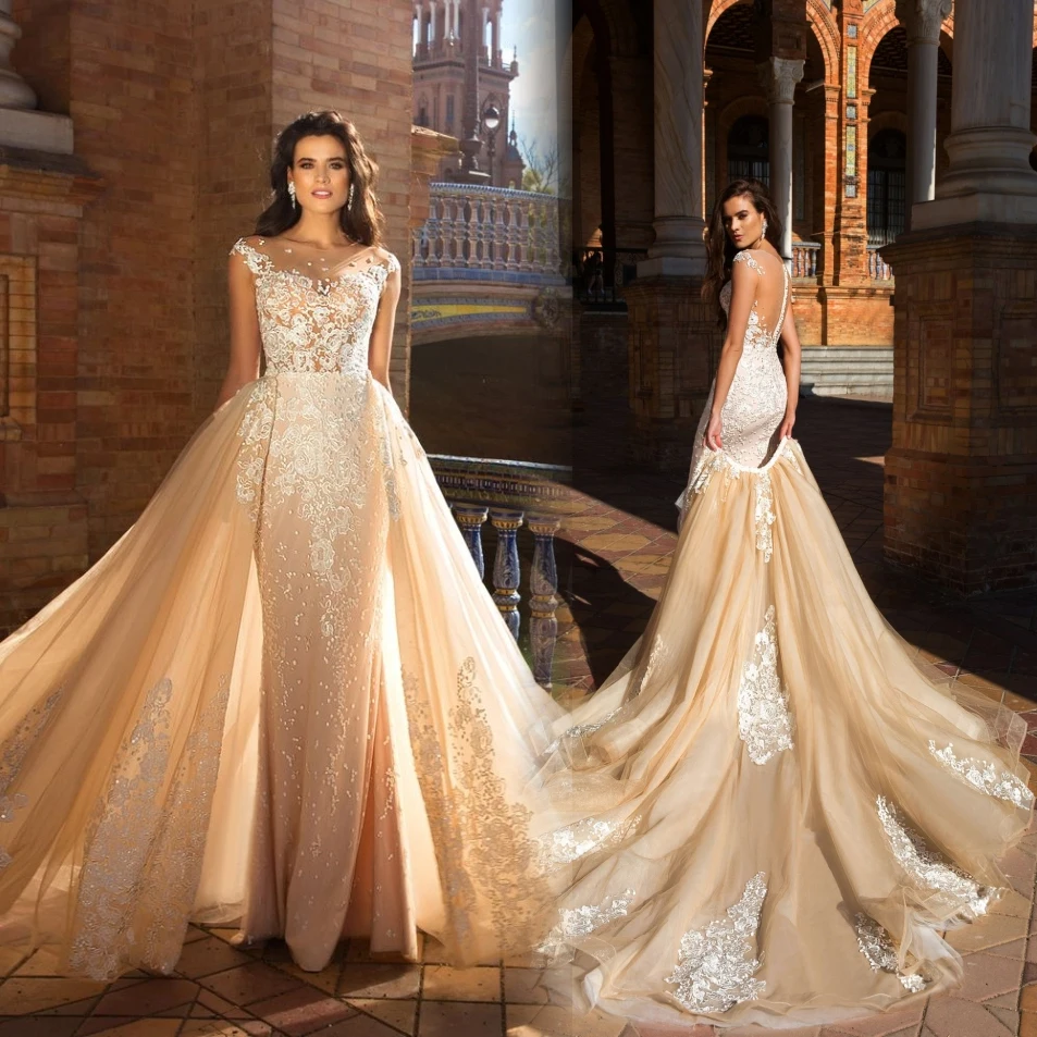 Luxury Appliques Beaded Purple Wedding Dresses 2017 ...