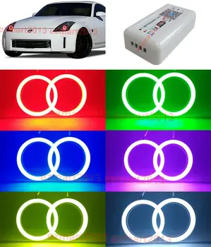 

wifi cotton RGB halo ring fit for Nissan 350Z 06-09 car headlight LED angel eye