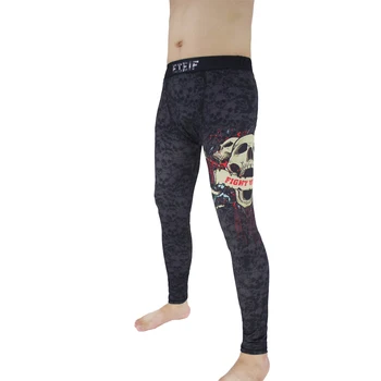 

SUOTF MMA Gray skull Professional fight Moisture wicking boxing shorts muay thai boxing Tiger Muay Thai muay thai clothing muay