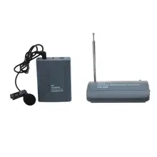 SH-600 Receptor Transmisor de Micrófono Clip De Micrófono Inalámbrico Profesional
