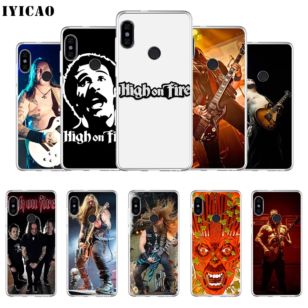 Мягкий силиконовый чехол для телефона IYICAO High on Fire Xiaomi Mi 9 8 SE 6 A1 A2 Lite F1 MIX2S MIX3 из ТПУ |