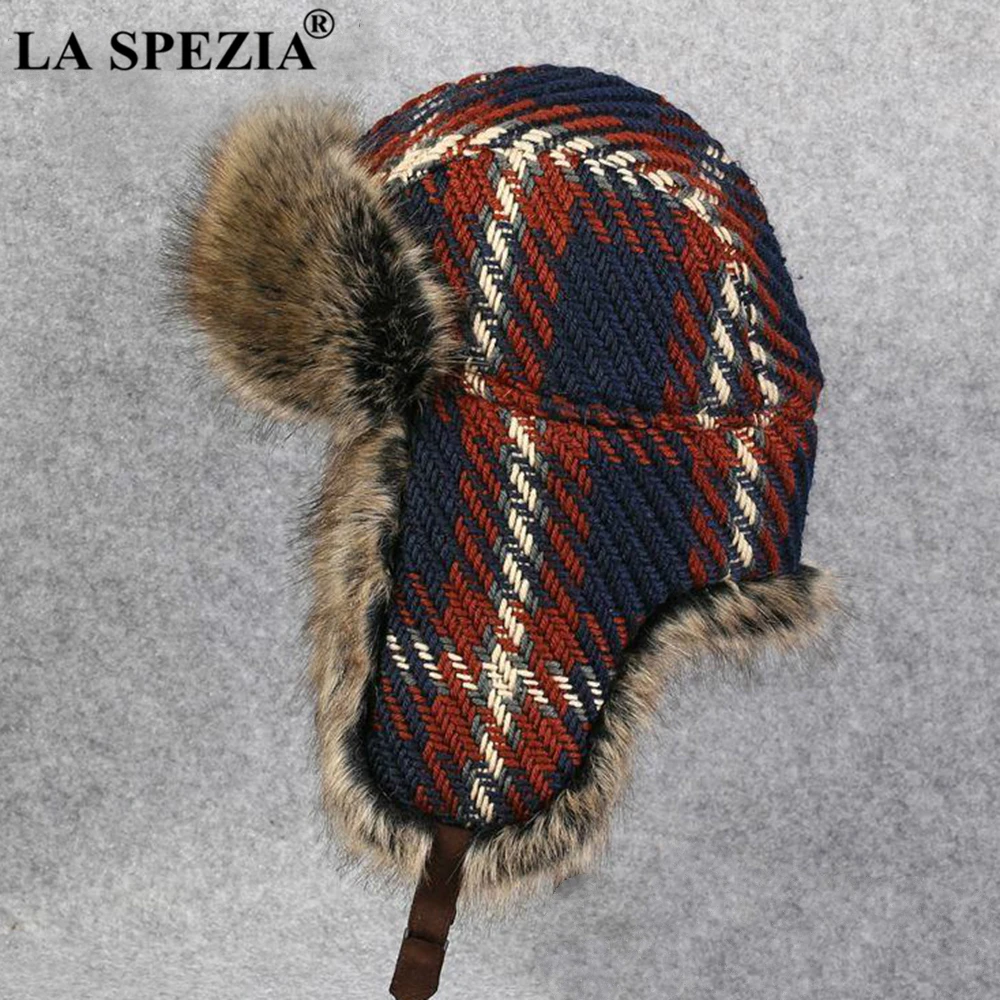 fur hat with flaps