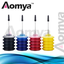 Aomya Универсальный 4 цвета 30 мл бутылка краситель чернил черный заправка чернил комплект Замена для hp для Canon для Brother для Epson принтера