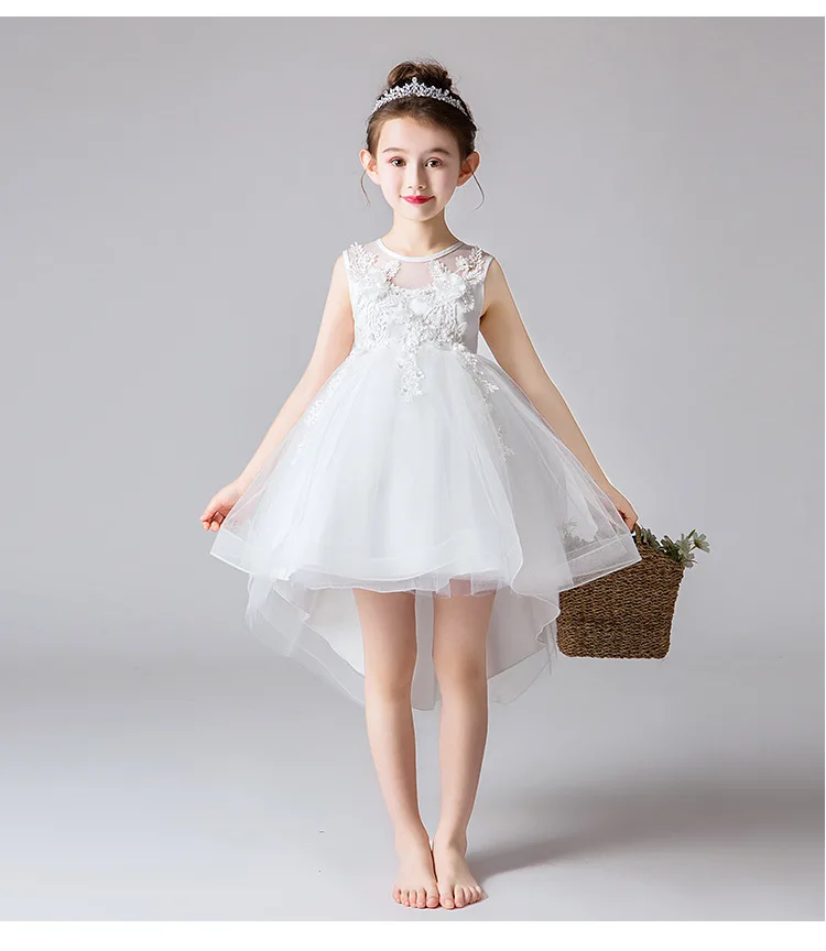 trailing princess dress Girls_11