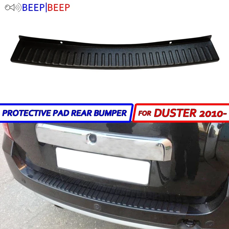 

Rear guard bumper for Renault Duster 2010-2015-2017 on rear bamper plastic ABS protection trim cover pad scuff sill car styling