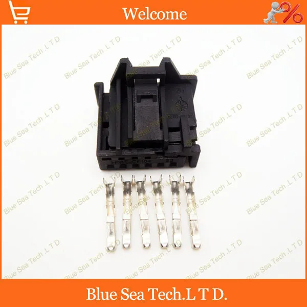 10 комплектов 6 Pin/way AMP 1 969490 4 Автомобильный Электрический разъем авто для VW Audi Tyco и