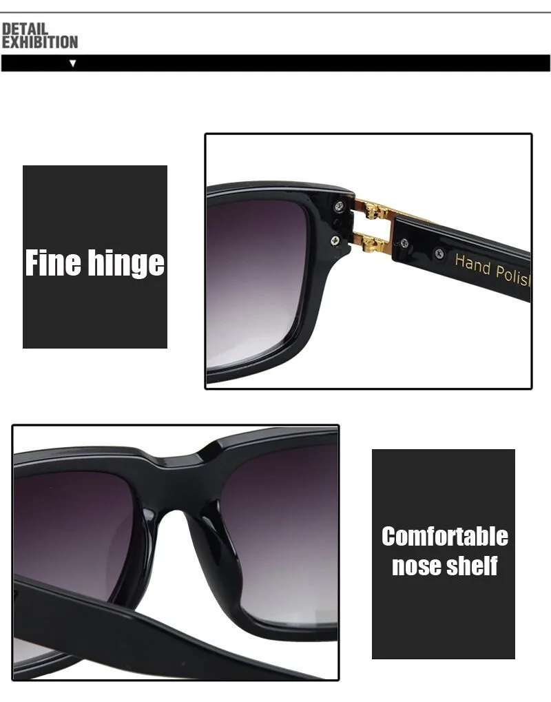 Мужские и женские солнцезащитные очки Lebron James в стиле хип-хоп, мужские солнцезащитные очки в стиле стимпанк, мужские Квадратные Солнцезащитные очки для вождения знаменитостей M098