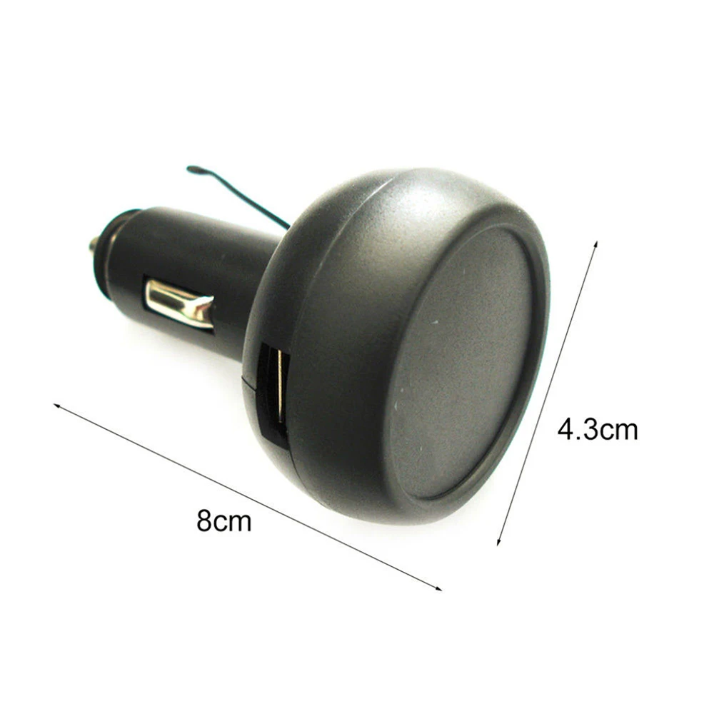 

Thermometer 3 in 1 12/24V Car Auto Monitor Display USB Charging Charger QC For Phone Tablet GPS LED Digital Voltmeter Gauge