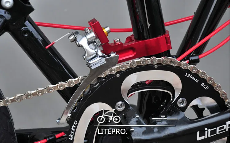 Litepro JP8 складной велосипед передний переключатель набор BMX передний переключатель адаптер велосипедный переключатель bmx запчасти
