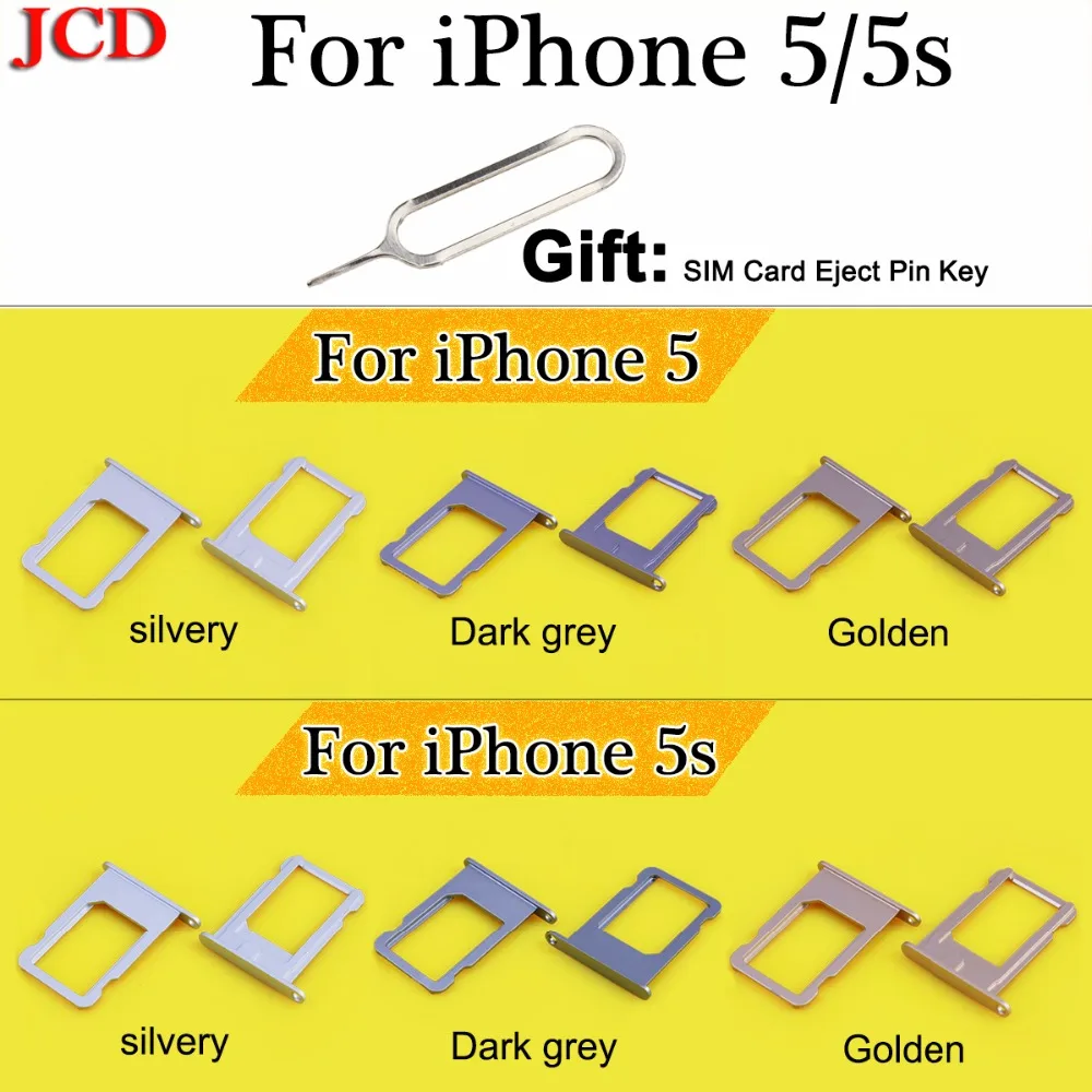 Держатель для SIM карты JCD Nano слот лотка iPhone 5|Лотки SIM- и карт памяти| |