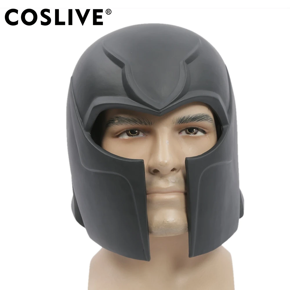 Coslive X-men Magneto шлем маска для взрослых аксессуары для косплея Deluxe ПВХ Смола голова шлем маски для лица 2019 Хэллоуин Вечерние